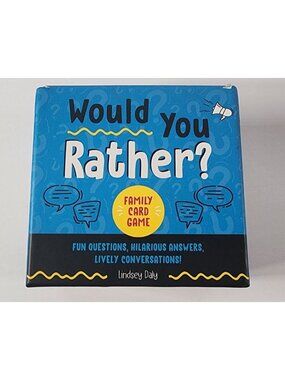 WOULD YOU RATHER FAMILY FUN CARD GAME NIGHT MORNING MEETING QUESTIONSCLASSROOM 8
